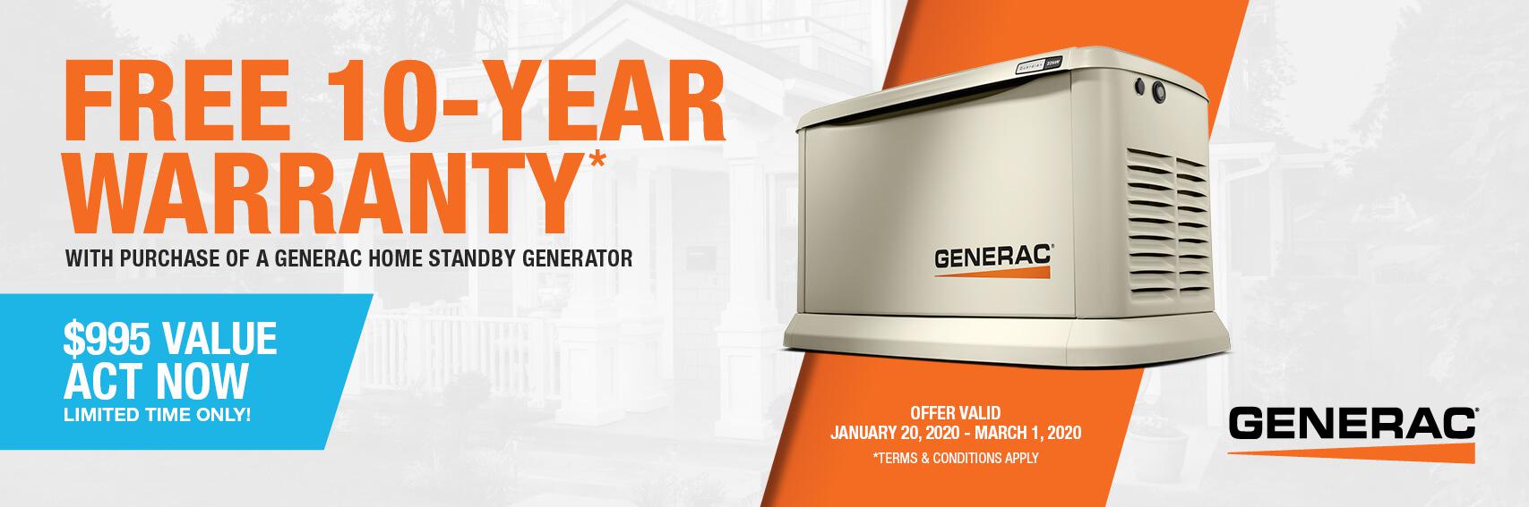Homestandby Generator Deal | Warranty Offer | Generac Dealer | Jasper, GA